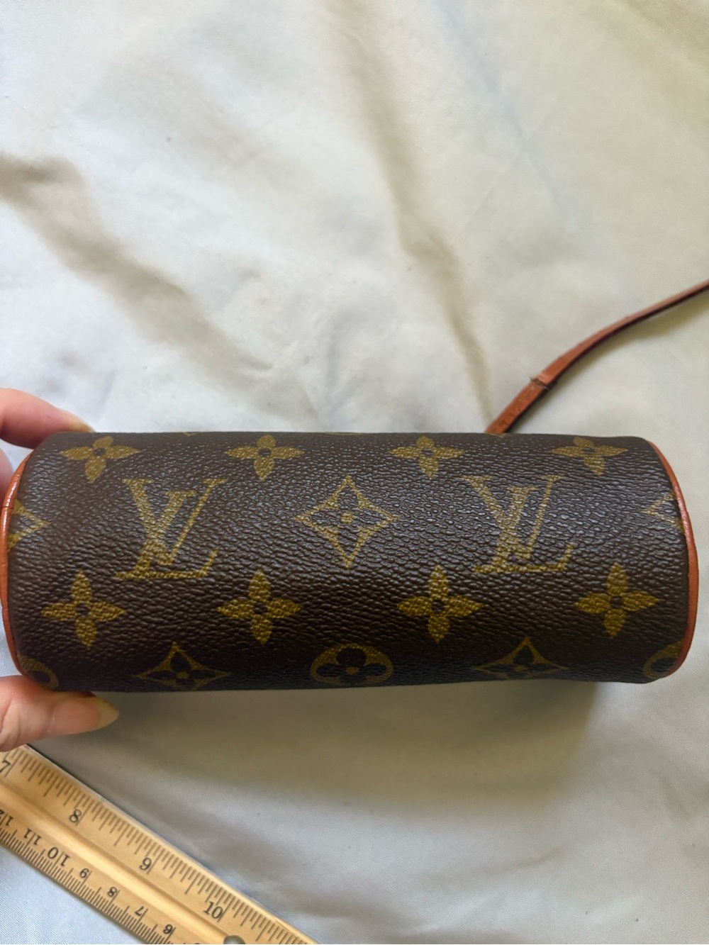 Authentic Louis Vuitton Papillon pouch Monogram Vintage For project